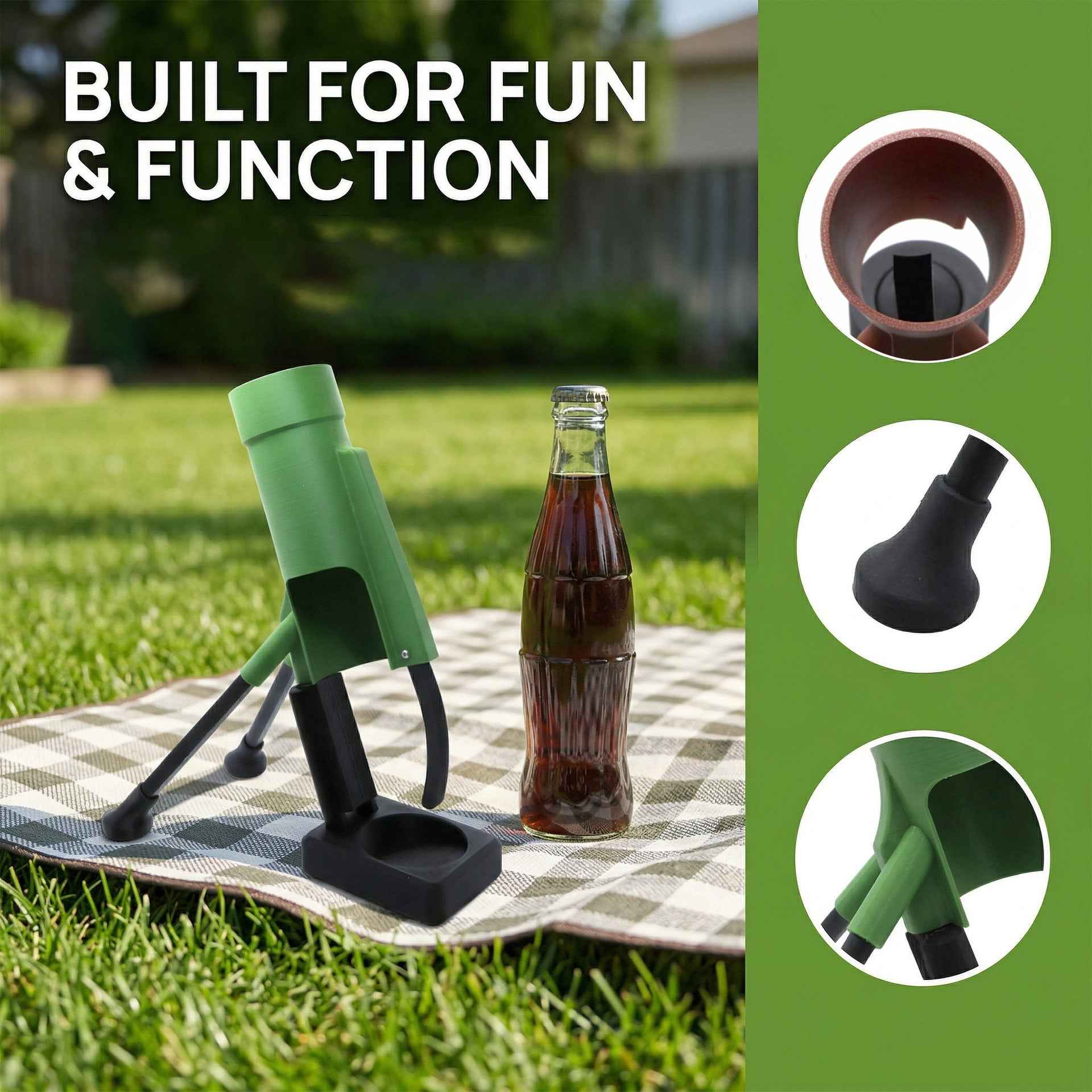Mortar Style Bottle Opener